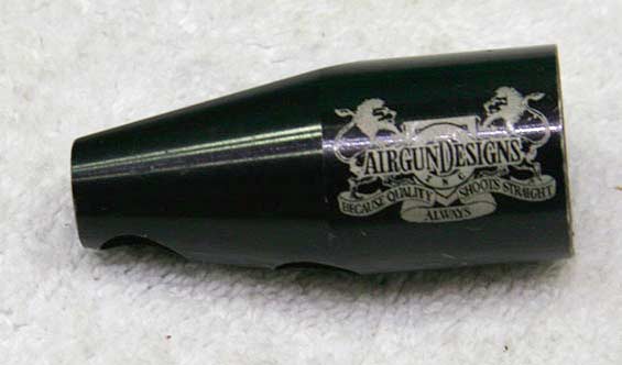 Airgun designs engraved bottomline, has some wear and scratches.