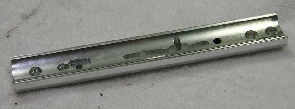Polished silver or clear Automag Pump rail