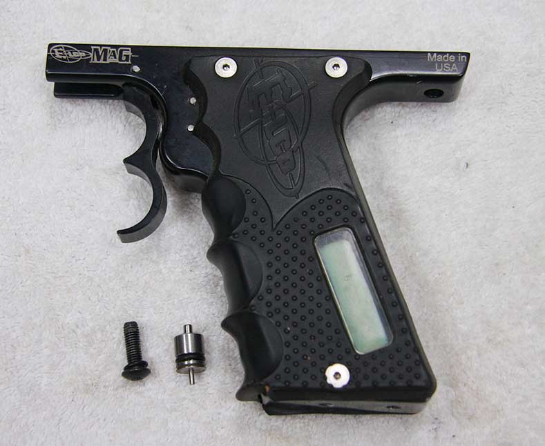 Automag E LCD frame, used shape, cut cord, does work Automag E LCD frame, used shape, cut cord, does work