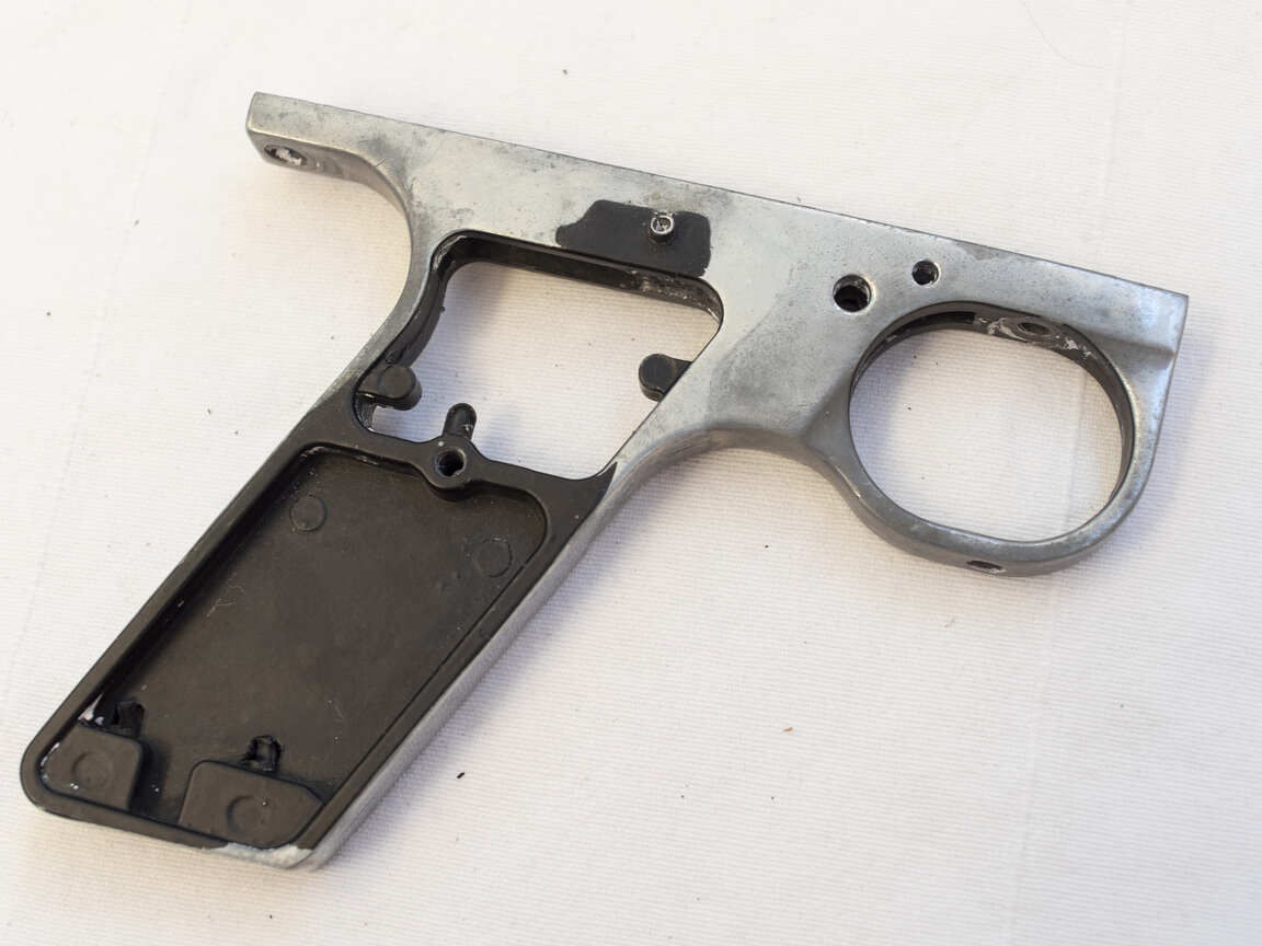 Polished AGD cast pot metal frame, missing trigger and pin