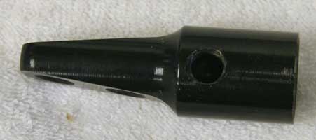 angled duckbill, inlet can be on either side, used decent shape