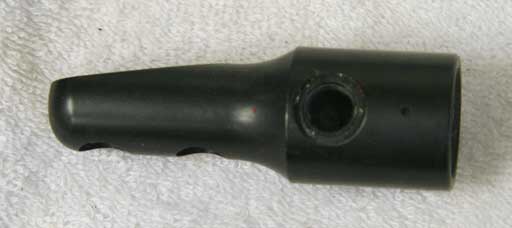 Angled duckbill, inlet is on left side, used good shape