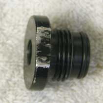 male asa to female 1/8th npt, round top with flat edges used with wrench marks