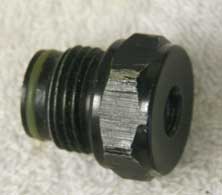 male asa to female 1/8th npt, hex top used with wrench marks