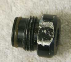 male asa to female 1/8th npt, hex top used with wrench marks