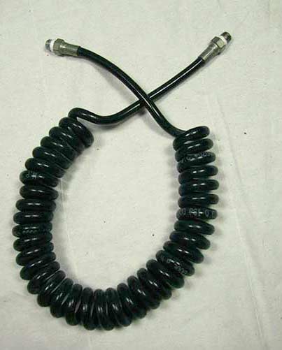 Coiled remote line, 28 inches
