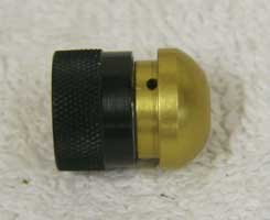 Yellow metal fill nipple cover, new shape