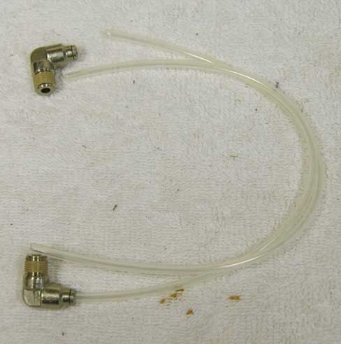 11.5 inch micro line with fittings 90s, 2x pieces clear