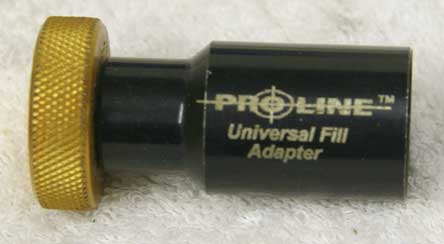 Proline remote on/off fill adapter, used, pin probably too long, and probably need new oring, untested