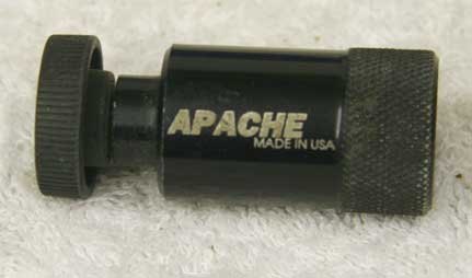 Apache remote on/off fill adapter, used, pin probably too long, and probably need new oring, untested