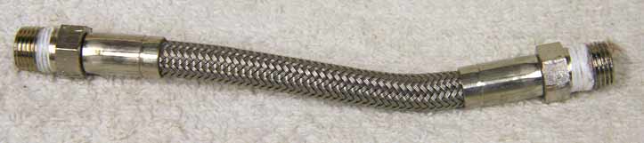 5” steel braided hose, good shape