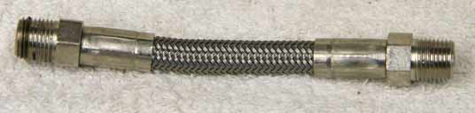 4 inch steel braided hose in used but good shape