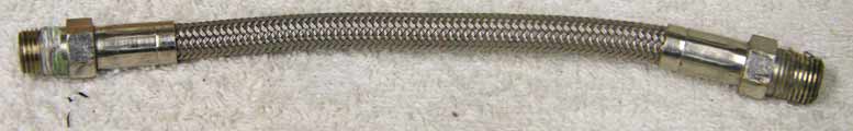 6.5 to 6.875 inch steel braided hose, used good shape