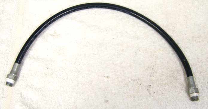 Old 15.75” black plastic hose, 2500psi rated would not recommend over 800 psi, used good shape