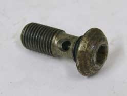 Bad / used shape pre 2k banjo screw, used for autococker front block WGP, no oring