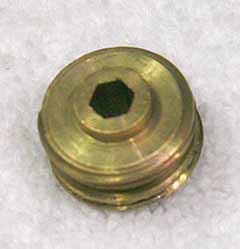 Used shape brass ivg for later threaded body cocker