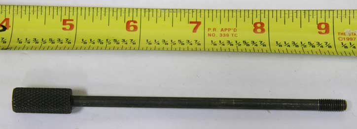 Unused Classic Autococker cocking rod with small knurl pattern, for full back block