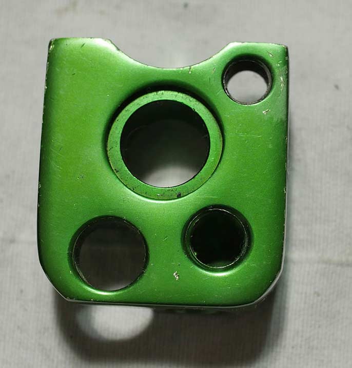 Light forest green scratched up Autococker 2k front block