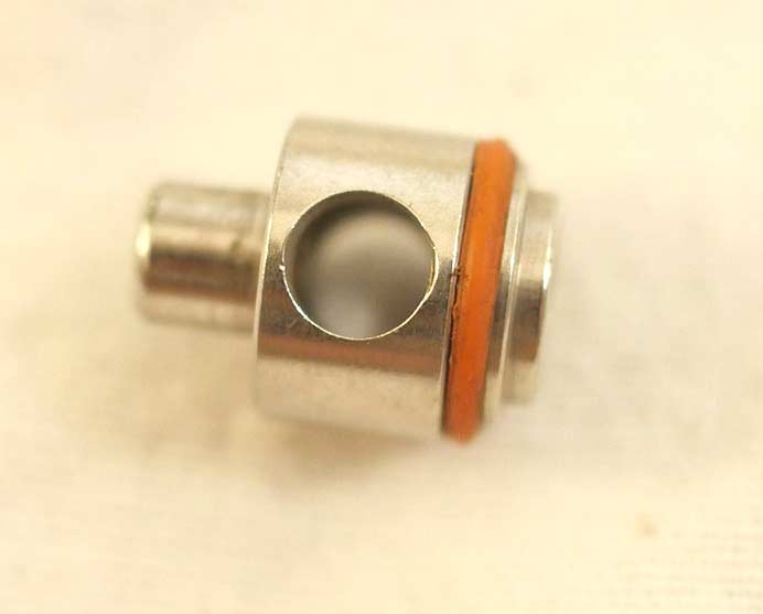 WGP stainless valve, set screw marks, flat sealing surface