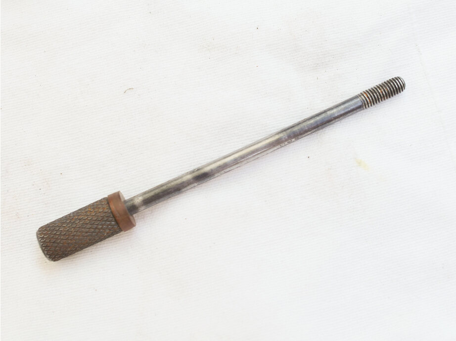 Used shape Steel knurled WGP cocking rod, 4 inches