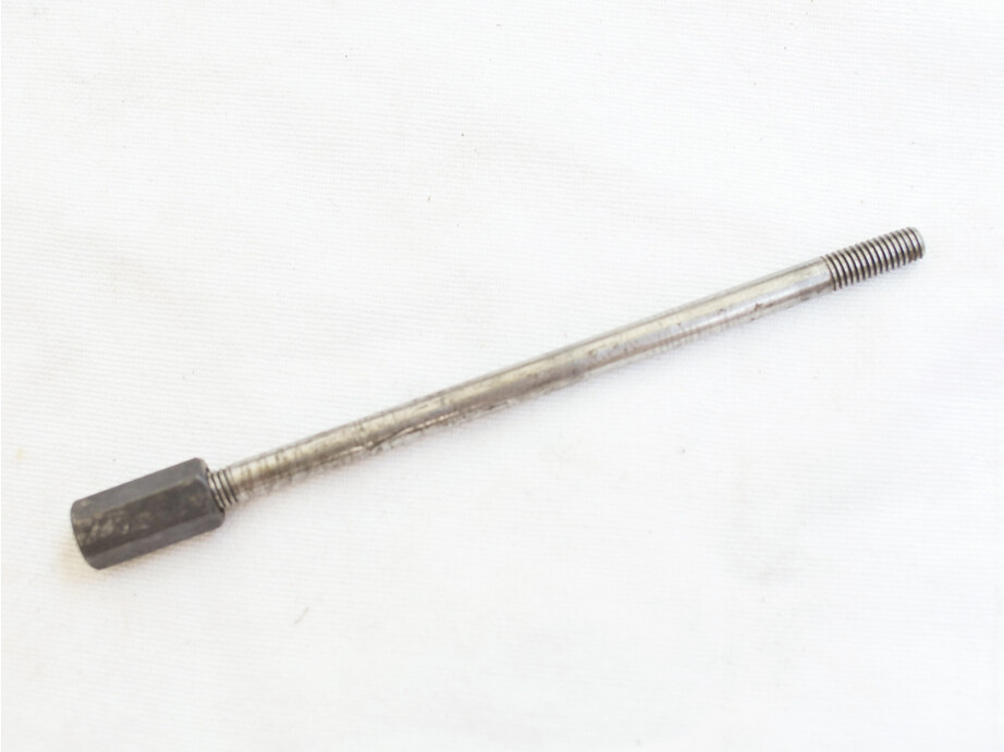 Steel cocking rod with steel cocking nut. Used shape
