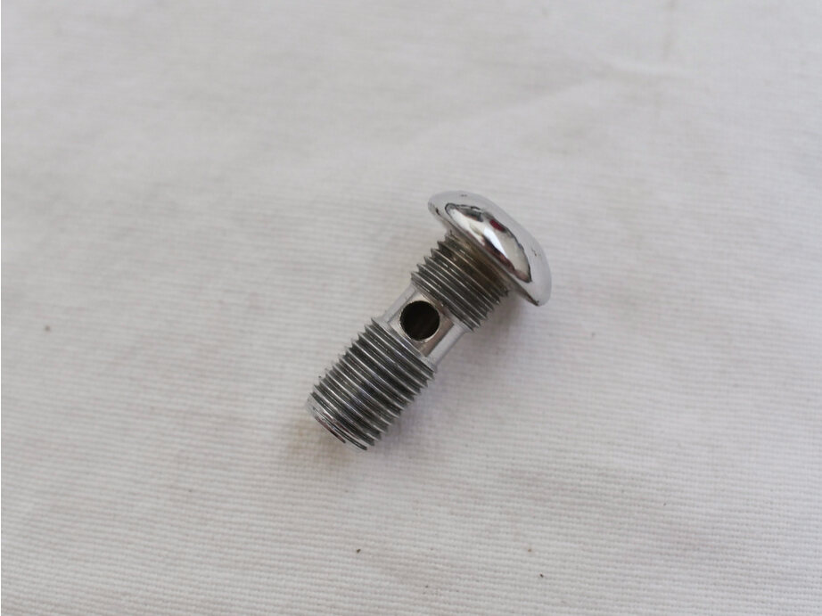 Pre 2k chrome plated steel front block screw, flaking