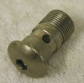 stainless 2k front block screw, no oring