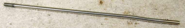 8.125 inch stainless steel cocker pump arm, drilled for ram threads inside rod, good shape, light wear before bb threads