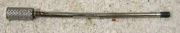 5 inch used shape chrome plated cocking rod, bent