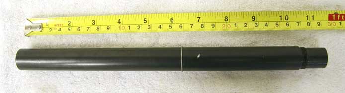 Trracer/maverick barrel in good shape, also fits hornets and tagmasters, has center ring, 11.5 inches, id=.689-.691