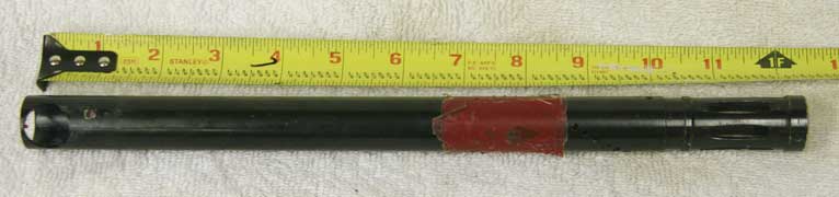 F2 slip and retaining pin barrel, used ex rental, 12.25 inches