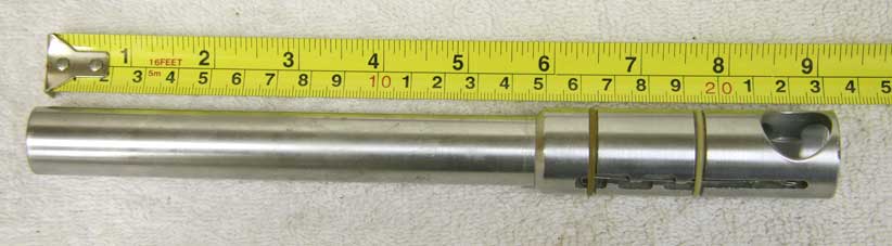Mag twistlock J&J hard chrome brass, 9 inch some slight corrosion id=.690