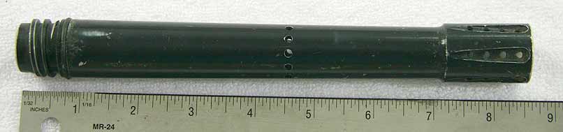 stock tippmann 98 barrel, used shape, 8.5 inches, .690 end bore