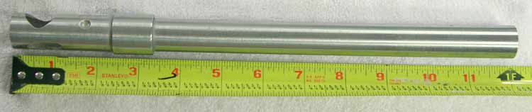 Mirage J&J brass barrel, 12 inch, great shape breech milled for bolt id=.71, around .685 at end bore