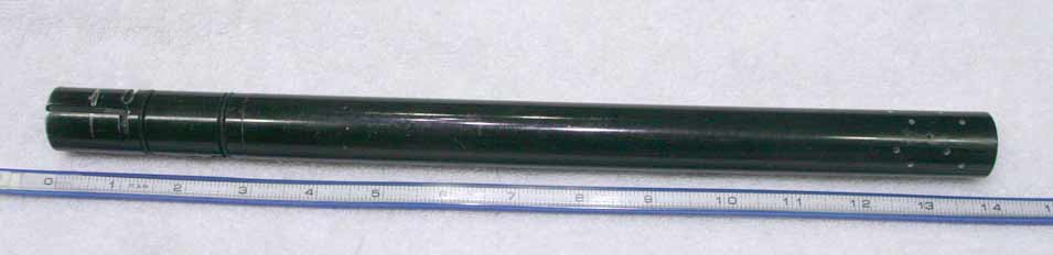 14 inch automag bull barrel, has ding at breech feed hole.