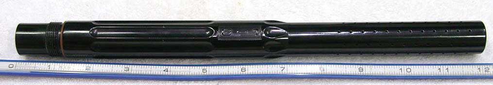 Autococker OTP G1 barrel, 1 piece, gloss black ano, good shape