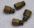 Staight short male to female brass 1/8th npt fitting.  These can fit a filter. Used shape