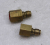 Female 1/8th npt to male quick disconnect fitting, brass, used good shape