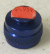 blue anodized thread cover w/bleed, new