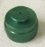 green anodized thread cover w/bleed, new