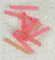 Light Redish bolt retaining plastic pin for fastech guns, .75”