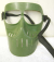 woodstalk mask, green used shape, front cut