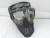 JT Elite / X Fire mask, black with green goggle frame, used