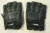 Pair of pmi gloves in size large, used, stretched elastic