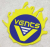 Vents coaster blue with white and yellow, great shape