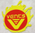 Vents coaster red with yellow, great shape.