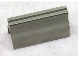 Raw matte finish aluminum automag sight rail with some corrosion inside