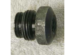 male asa to female 1/8th npt, round knurled top used with wrench marks