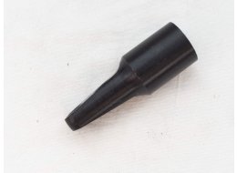 Angled bottomline asa duckbill with no side tap, good for stock