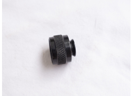 Knurled aluminum thread protector for asa thread